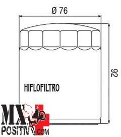 FILTRO OLIO HARLEY DAVIDSON FLSTF FAT BOY 2000-2017 HIFLO HF171