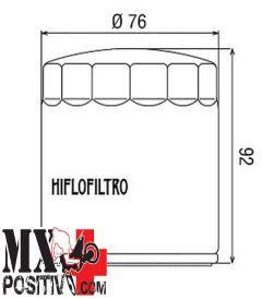 FILTRO OLIO HARLEY DAVIDSON 883 1986-2019 HIFLO HF170