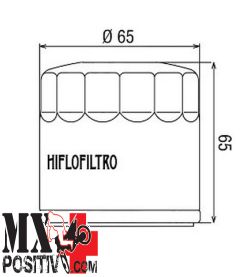 FILTRO OLIO MV AGUSTA F4 2001-2007 HIFLO HF554 BRUTALE