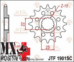 FRONT SPROCKET BETA XTRAINER 250 2018-2022 JT JTF1901.13SC PASSO 520 13 DENTI