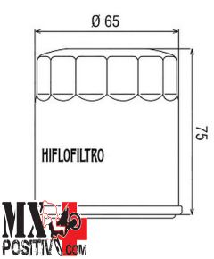 FILTRO OLIO KTM 640 DUKE 1999-2006 HIFLO HF156 FILTRO SECONDARIO