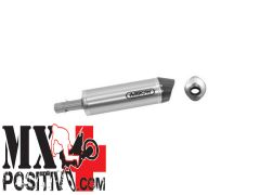 MAXI RACE-TECH APPROVED TITANIUM SILENCER WITH CARBY END CAP BMW F 800 GS / ADVENTURE 2008-2016 ARROW 72612PK