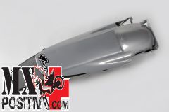 PARAFANGO POSTERIORE KTM EXC 380 1998-2003 UFO PLAST KT03043340 CON PORTATARGA ARGENTO