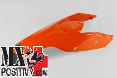 REAR FENDER KTM EXC 125 2008-2011 UFO PLAST KT03097127 ENDURO LED ARANCIO