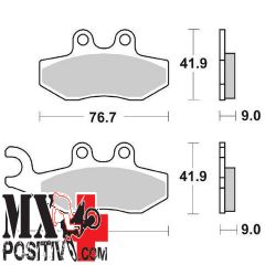 FRONT BRAKE PADS PIAGGIO BEVERLY 300 2009-2016 SBS 65617710 177CT CT - ORGANICA