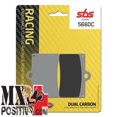 FRONT BRAKE PADS CAGIVA PLANET 125 1999-2003 SBS 6565669 566DC DUAL CARBON