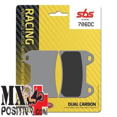 FRONT BRAKE PADS DUCATI MONSTER S2R 1000DS 2005-2008 SBS 6567069 706DC DUAL CARBON