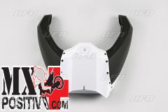 SIDE COVERS FILTER BOX YAMAHA YZ 450 F 2014-2017 UFO PLAST YA04837046 coperchio airbox completo / complete airbox BIANCO / WHITE