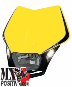LIGHT PLATE V-FACE LED SUZUKI RM 250 2001-2016 RACETECH R-MASKGINR009 GIALLO RMZ