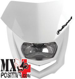 UNIVERSAL HEADLIGHT HALO BETA RR 250 2T 2015-2023 POLISPORT P8657400036 HALO BIANCO/BIANCO
