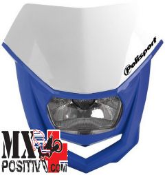 PORTA FARO UNIVERSALE HALO BETA RR 400 4T 2011 POLISPORT P8657400039 HALO BIANCO/BLU YAM671