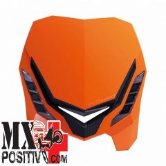 UNIVERSAL HEADLIGHT HALO BETA RR 250 2T RACING 2015-2019 POLISPORT P8670800006 E-BLAZE ARANCIONE 16/NERO