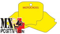 PRE CUT NUMBER PLATE HONDA CR 80 R 1996-2002 BLACKBIRD 3115/B BIANCO
