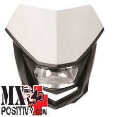 UNIVERSAL HEADLIGHT HALO HUSQVARNA TE 250 I (INIEZIONE) 2018-2023 POLISPORT P8657400001 HALO BIANCO/NERO