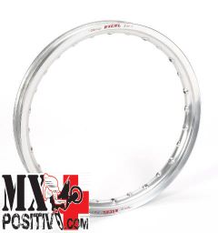CERCHIO KAWASAKI KX 85 2001-2016 EXCEL CE026400 CANALE 1,60 POLLICI 14 FORI 28 ARGENTO