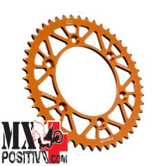 CORONA ERGAL KTM 350 EXC F 2012-2023 JT JTA897.47A 47 DENTI PASSO 520 ARANCIONE