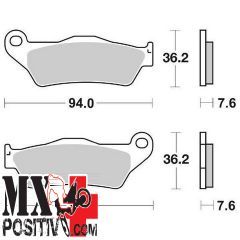 PASTIGLIE FRENO ANTERIORE KTM EXC-F 450 2008-2020 SBS 6566713 671RSI RSI SINT. RACING FUORISTRADA