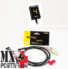 KIT DISPLAY CONTAMARCE HONDA CBR 125 R 2004-2010 HEALTECH HT-GPXT-YELLOW + HT-GPX-WSS GIALLO