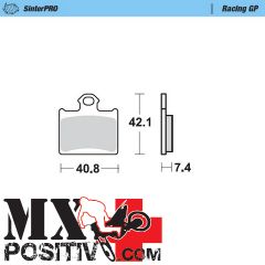 PASTIGLIE FRENO RACE POSTERIORE KTM 85 SX (19/16) 2012-2018 MOTOMASTER 096712 REAR