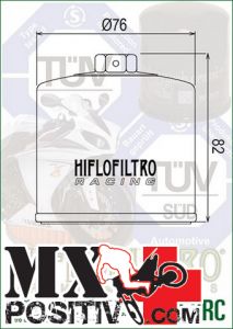 FILTRO OLIO DUCATI 1198 2009-2018 HIFLO HF153RC RACING RACING