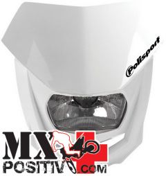 PORTA FARO UNIVERSALE HALO KTM 250 EXC-F SIX DAYS 2007-2023 POLISPORT P8657400036 HALO BIANCO/BIANCO