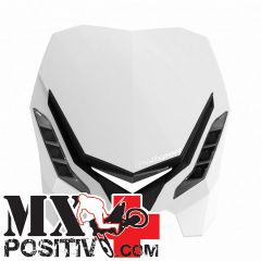 PORTA FARO UNIVERSALE HALO KTM 300 EXC-TPI INIEZIONE 2018-2023 POLISPORT P8670800001 E-BLAZE BIANCO/NERO