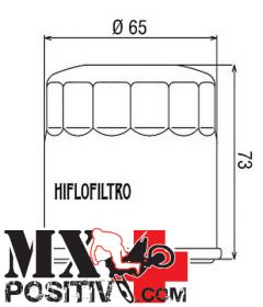 FILTRO OLIO KAWASAKI ZXR 750 1991-1995 HIFLO HF303C CROMATO