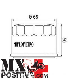 FILTRO OLIO YAMAHA XP 500 T-MAX 2001-2011 HIFLO HF147