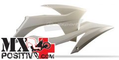 FIANCHETTI RADIATORE KTM 250 EXC F 2012-2013 POLISPORT P8428600001 BIANCO