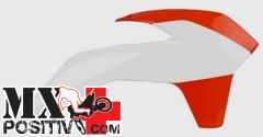 RADIATOR SCOOPS KTM 250 EXC F 2014-2016 POLISPORT P8417400001 COLORE OEM 2015/2016 ARANCIONE/BIANCO - FINITURA LUCIDA COME MODELLI 2015