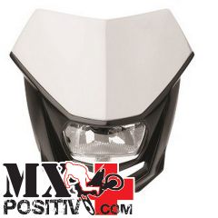 UNIVERSAL HEADLIGHT HALO KTM 990 SUPER MOTO R - SM R - LC8 2010-2011 POLISPORT P8657400001 HALO BIANCO/NERO