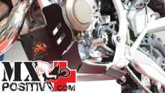 PARAMOTORE ENDURO PEHD KTM 125 XC-W 2017-2019 XTREM AXP RACING AX1447 NERO