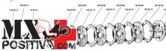 COMPLETE CLUTCH PLATES KIT MINARELLI P6 0-2020 SURFLEX FSRS1081 CON MOLLE, BICCHIERINI E SPINGIDISCO