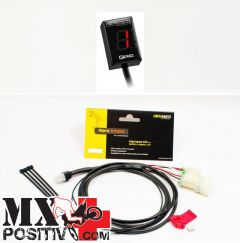 KIT DISPLAY CONTAMARCE BMW F 650 GS 2000-2005 HEALTECH HT-GPXT-RED + HT-GPX-WSS ROSSO