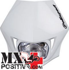 UNIVERSAL HEADLIGHT MMX KTM EXC-F 530 2008-2011 POLISPORT P8663500001 BIANCO